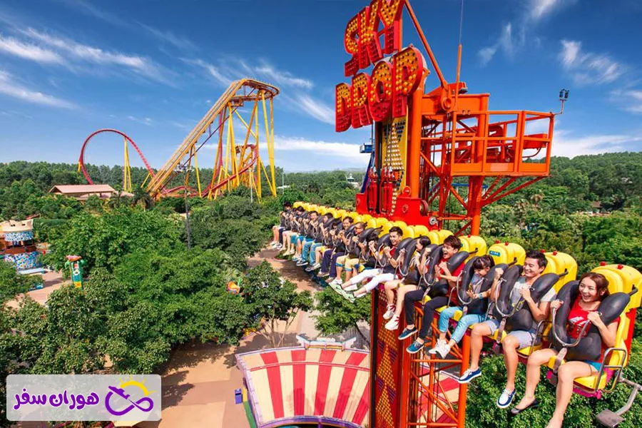 شهربازی چایملانگ پارادایس (Chimelong Paradise) جز جاهای دیدنی گوانجو