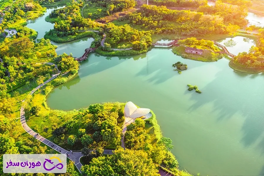 پارک تالابی فوتیان (Futian Wetland Park) از جاهای دیدنی ایوو چین