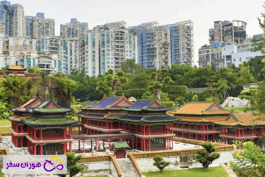 2.چین باشکوه و دهکده‌های فرهنگ بومی (Splendid China Folk Village) از جاهای دیدنی شنزن چین