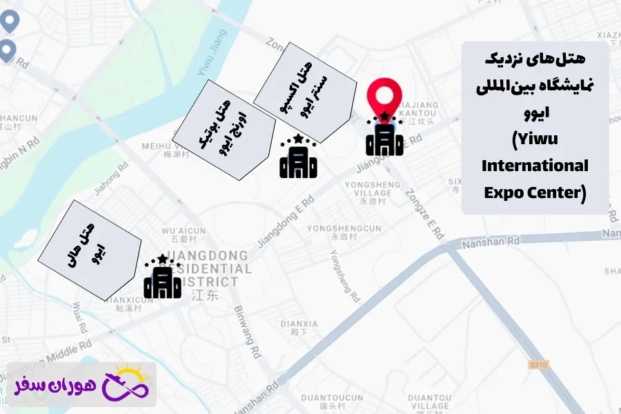 هتل‌های نزدیک نمایشگاه بین‌المللی ایوو | انتخاب هوشمند برای سفرهای تجاری