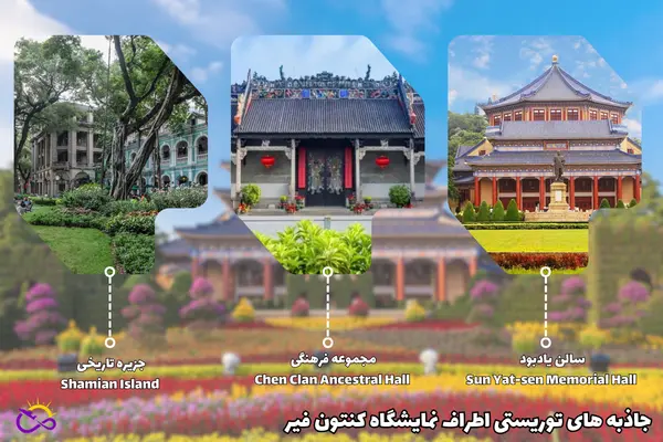 جاذبه های توریستی اطراف نمایشگاه کانتون فیر